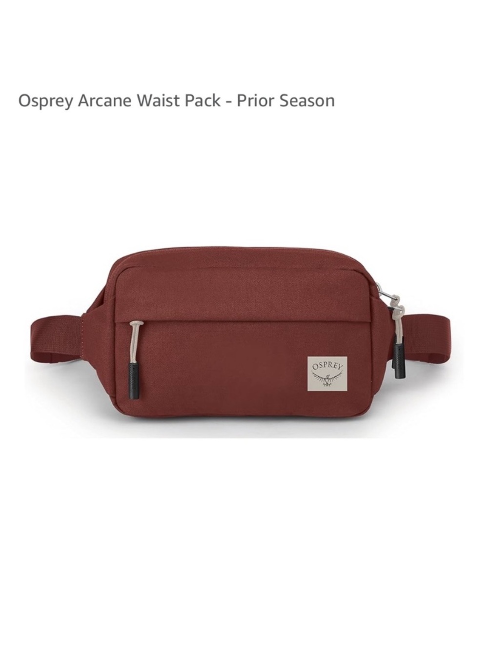 Unisex OSPREY Arcane Waist Pack in Brick